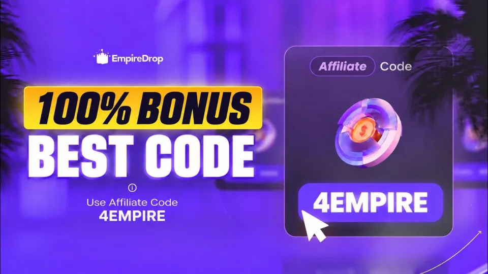 Empiredrop Affiliate Code 4EMPIRE - How to Use It & What You Get / Empiredrop Promo Code review